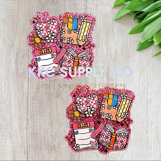 AT401-School Is Groovy-Acrylic Flatback