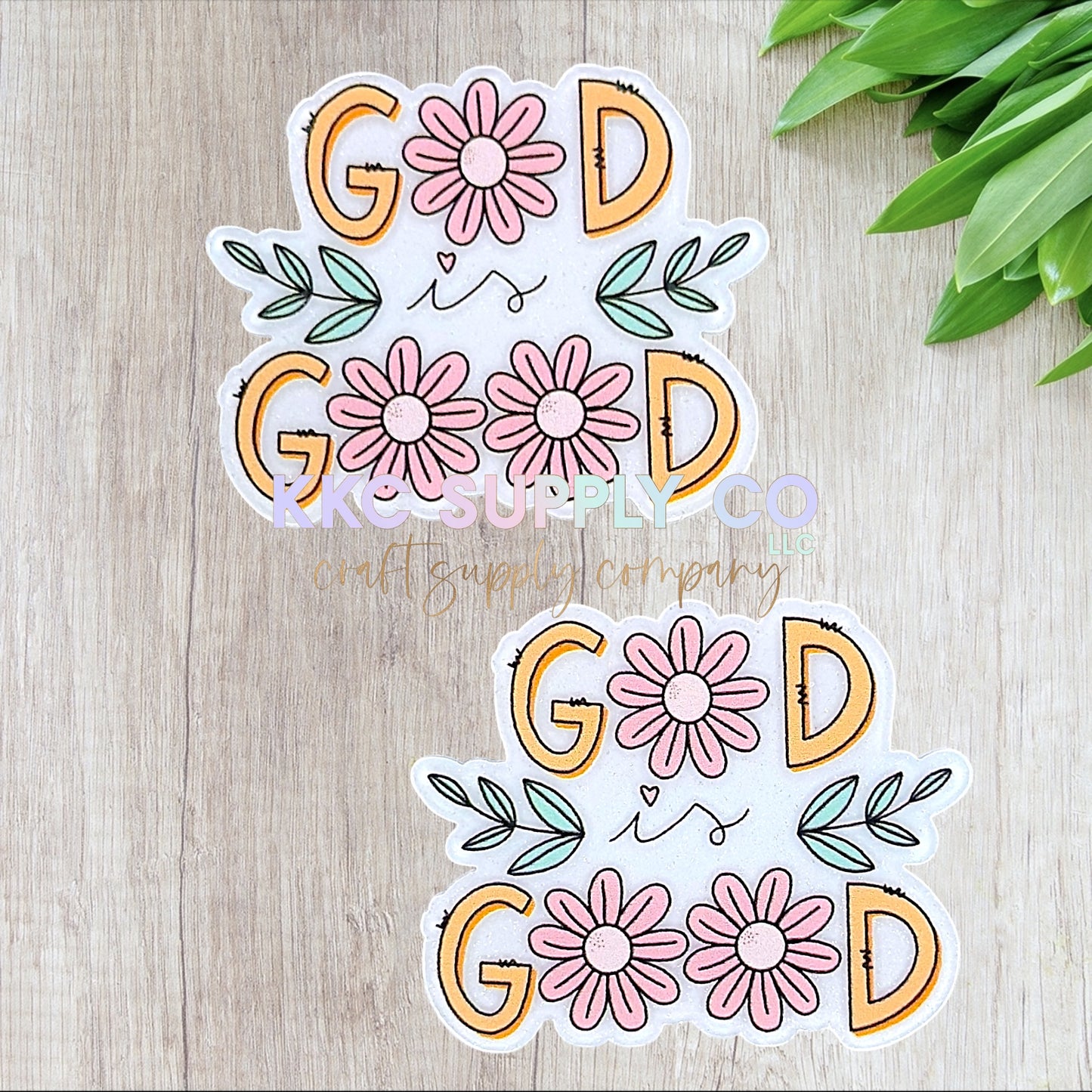 AT501-God Is Good-Acrylic Flatback