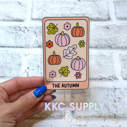 UV16642-Tarot Card “The Autumn” UV DTF Decal