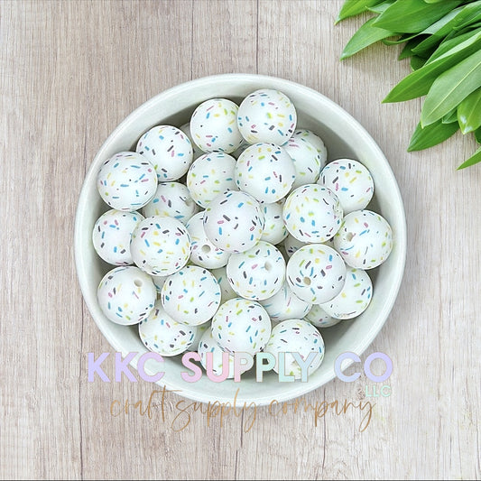 SP177-Easter Sprinkles Silicone Bead 15mm