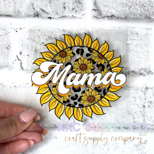 UV16665-Sunflower Mama UV DTF Decal