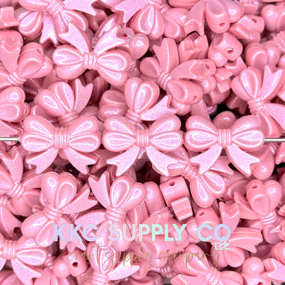 Opal Bows (Horizontal) Silicone Focal Bead