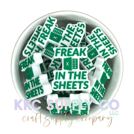 Freak In The Sheets Silicone Focal Bead