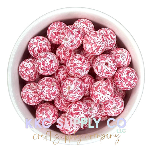 SP169-Pink Cowgirl Silicone Bead 15mm