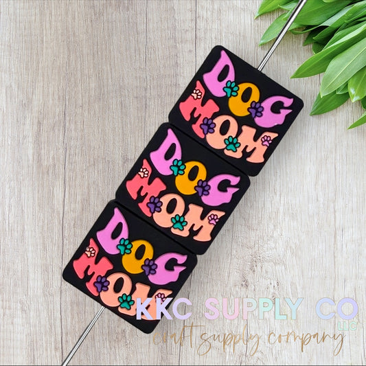 Dog Mom Silicone Focal Bead