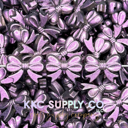 Opal Bows (Horizontal) Silicone Focal Bead