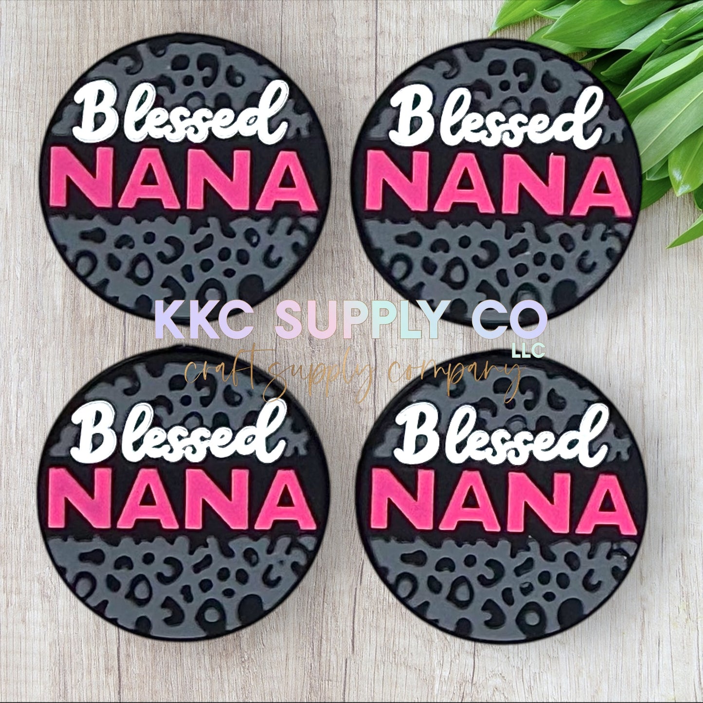 Blessed Nana Silicone Focal Bead