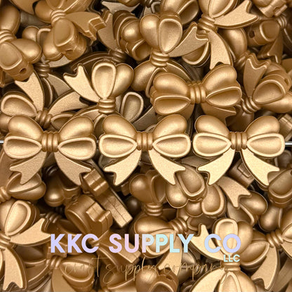 Opal Bows (Horizontal) Silicone Focal Bead