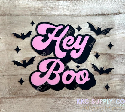 UV16112-Hey Boo 16oz UV DTF Decal