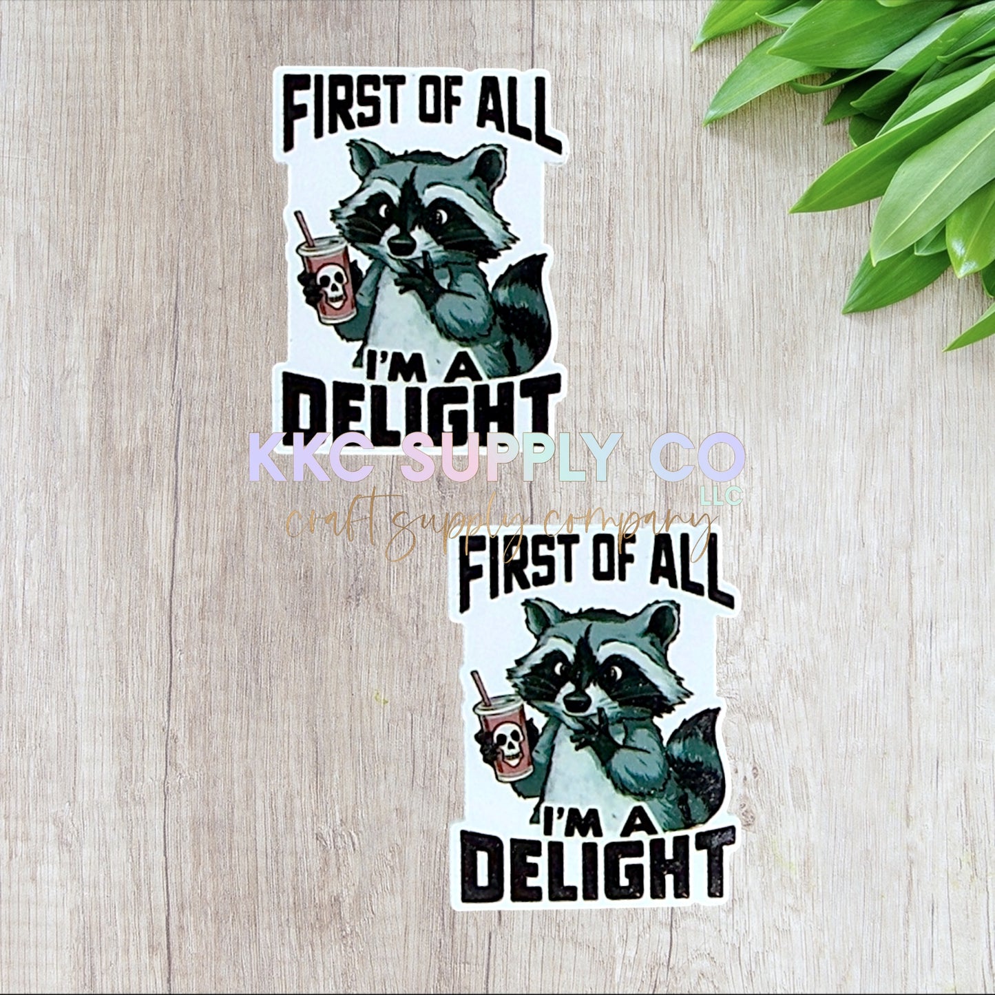 AT498-First Of All I'm A Delight-Acrylic Flatback