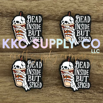 Dead Inside But Spiced Silicone Focal Bead