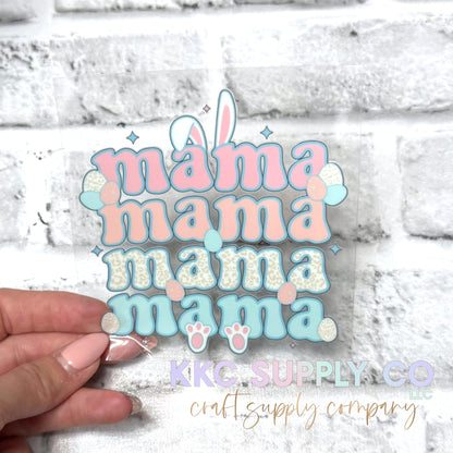 UV16655-Bunny Mama/Mini UV DTF Decal Set