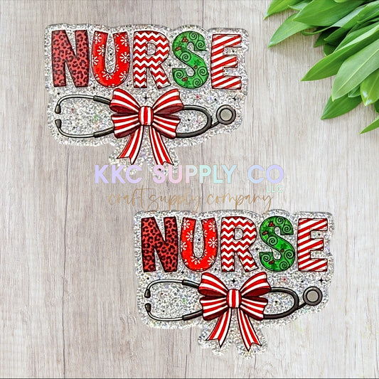 AT538-Christmas Nurse-Acrylic Flatback