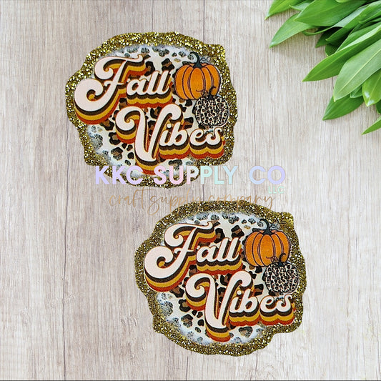 AT487-Leopard Fall Vibes-Acrylic Flatback