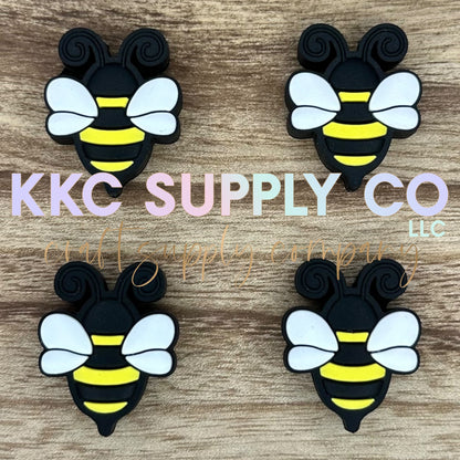 Bee Silicone Focal Bead