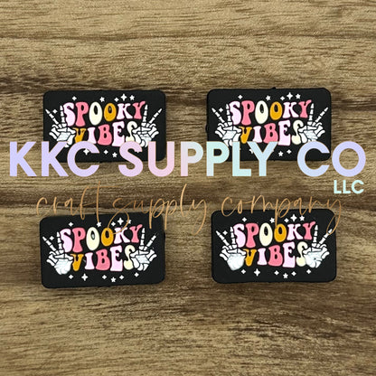 Spooky Vibes Silicone Focal Bead