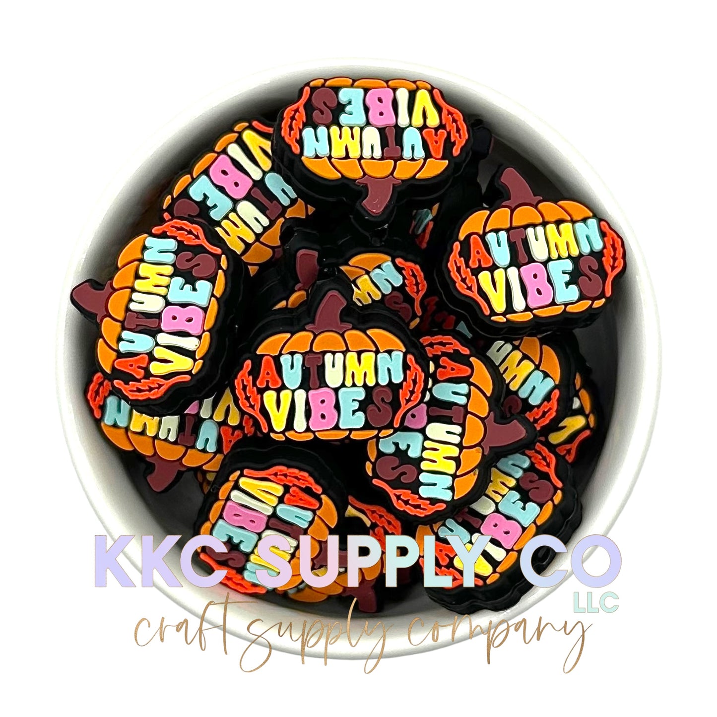 Autumn Vibes Silicone Focal Beads