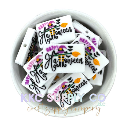 Happy Halloween Silicone Focal Bead