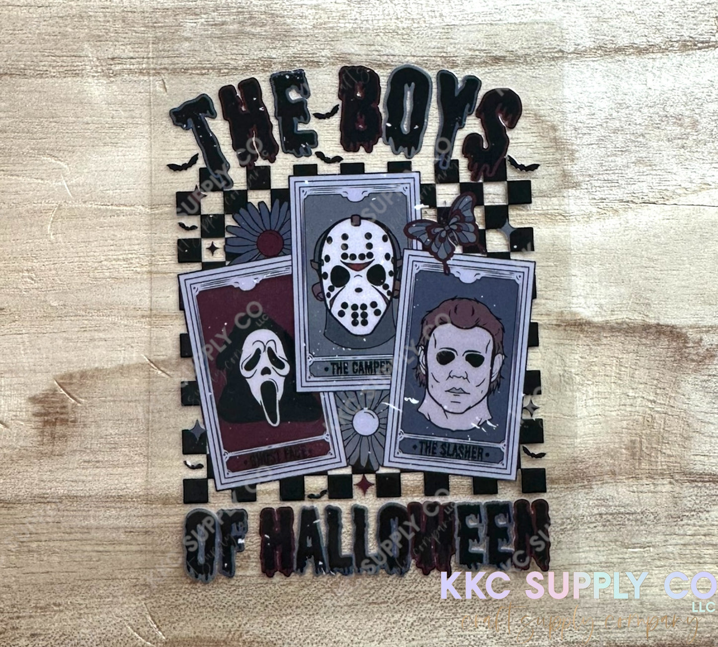 UV1667-Boys Of Halloween 16oz UV DTF Decal