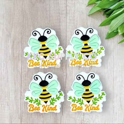 Bee Kind Silicone Focal Bead