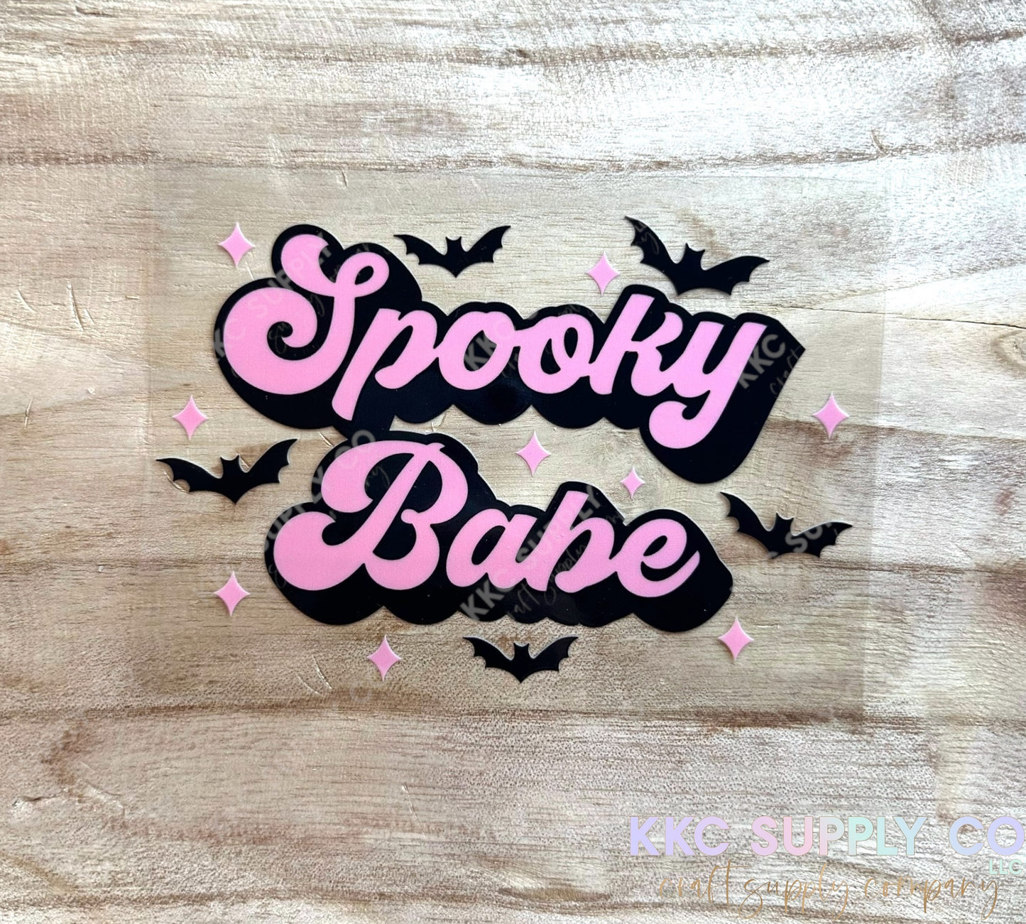 UV1694-Spooky Babe 16oz UV DTF Decal