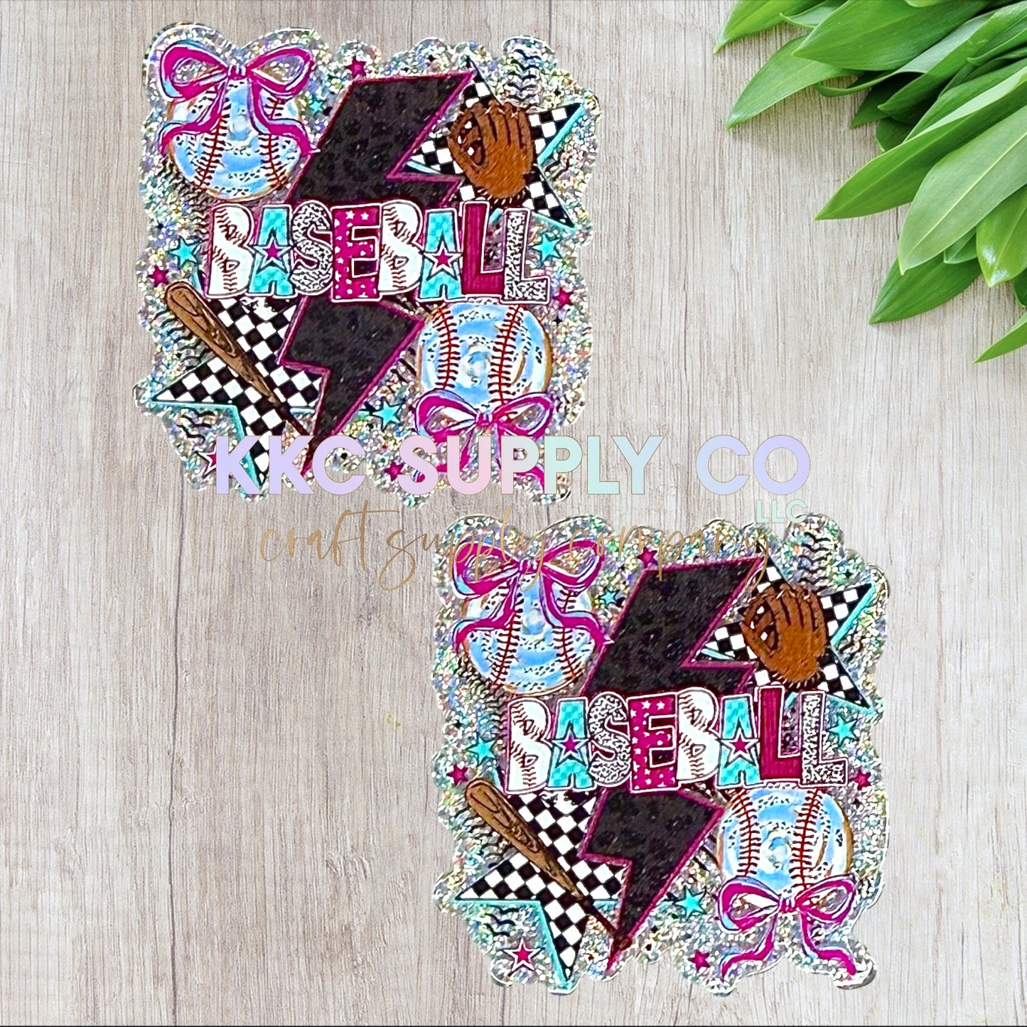 AT332-Trendy Baseball-Acrylic Flatback