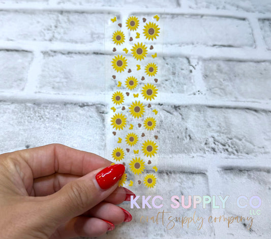 PW37-Small Sunflowers UV DTF Pen Wrap