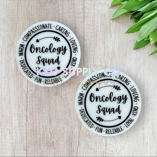 AT125-Oncology Squad-Acrylic Badge Reel Topper