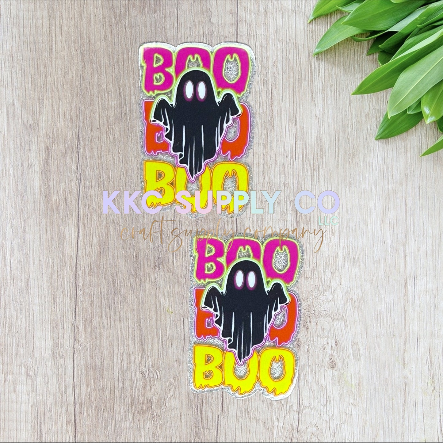 AT300-Boo-Acrylic Flatback