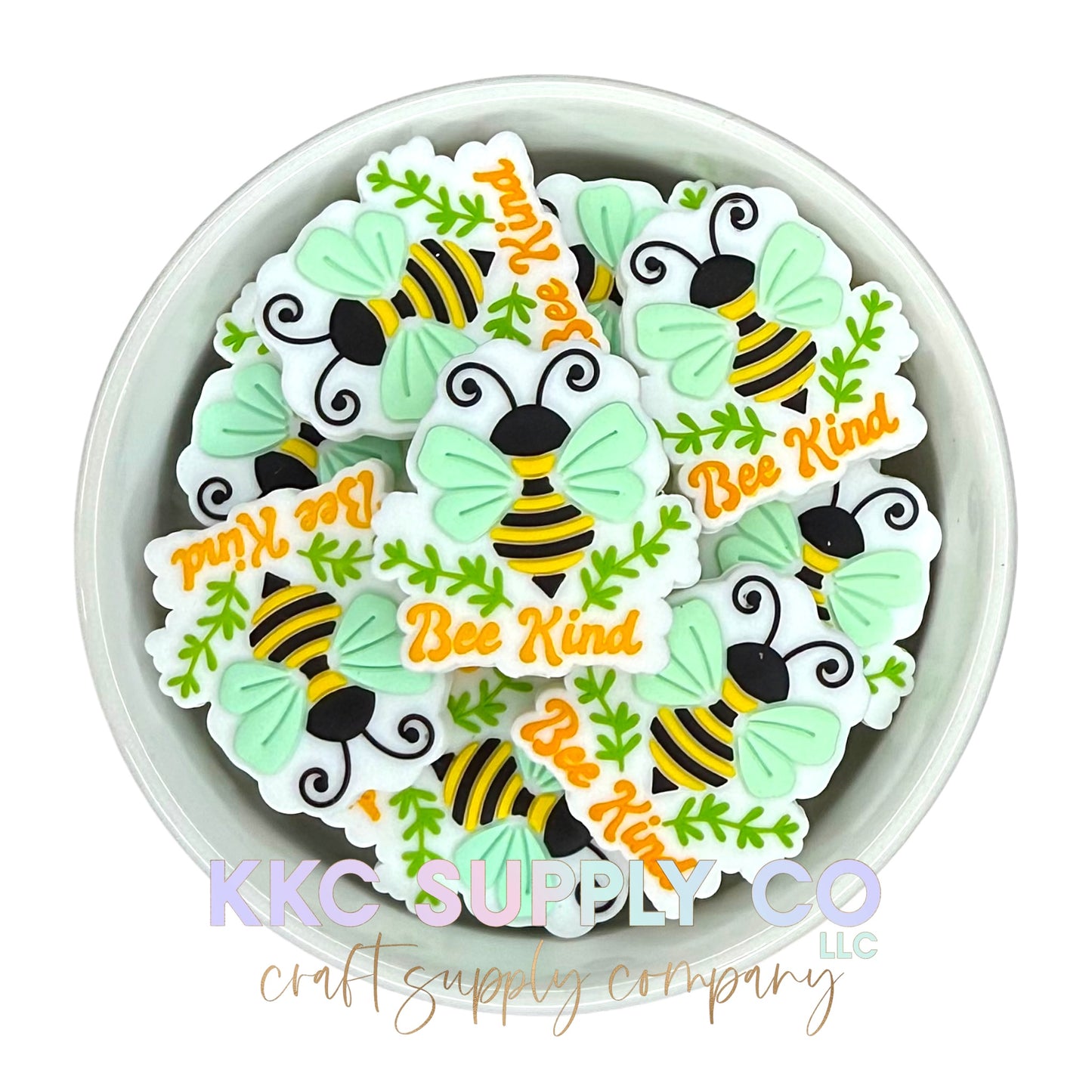 Bee Kind Silicone Focal Bead