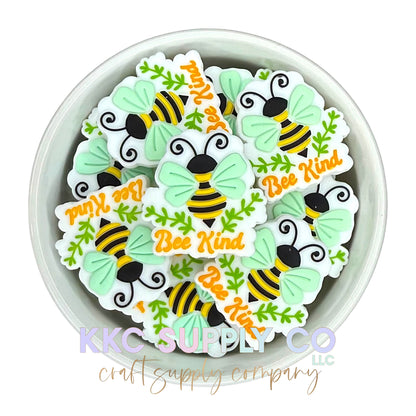 Bee Kind Silicone Focal Bead