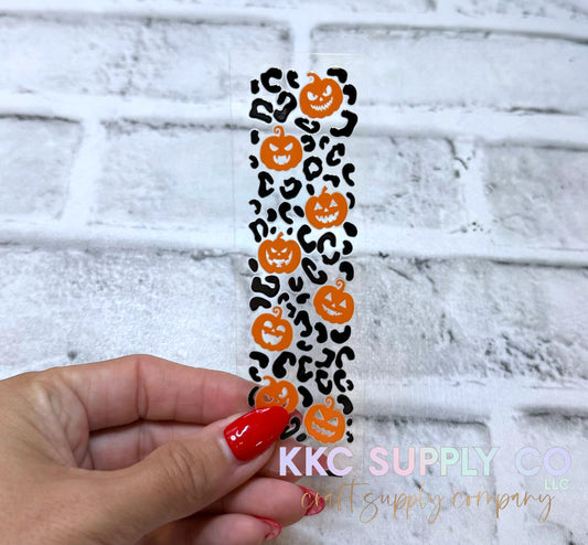 PW26-Pumpkin Leopard Print UV DTF Pen Wrap