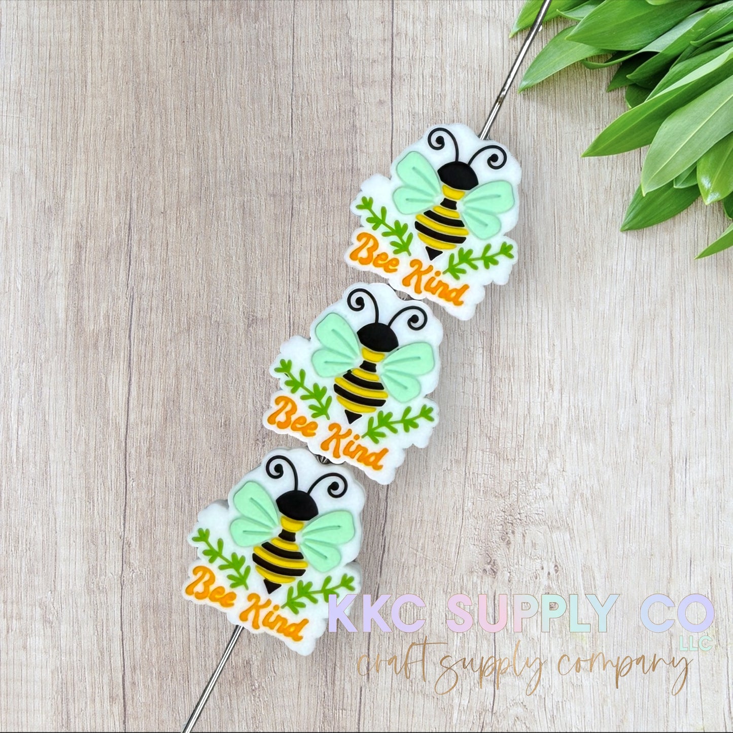 Bee Kind Silicone Focal Bead