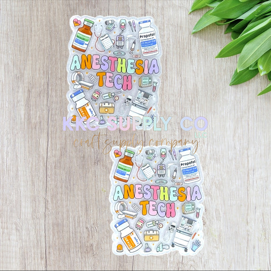 AT301-Anesthesia Tech-Acrylic Flatback