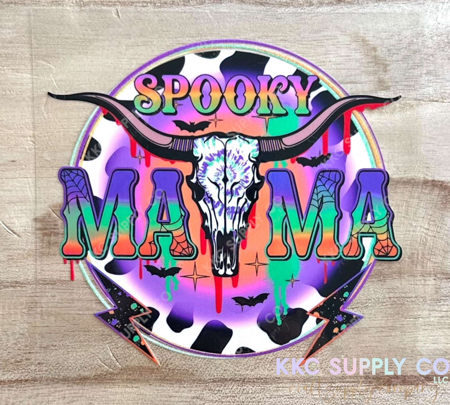 UV1602-Western Spooky Mama 16oz UV DTF Decal