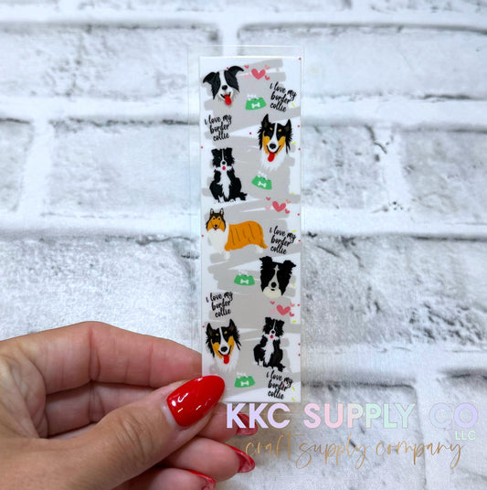 PW23-I Love My Border Collie UV DTF Pen Wrap