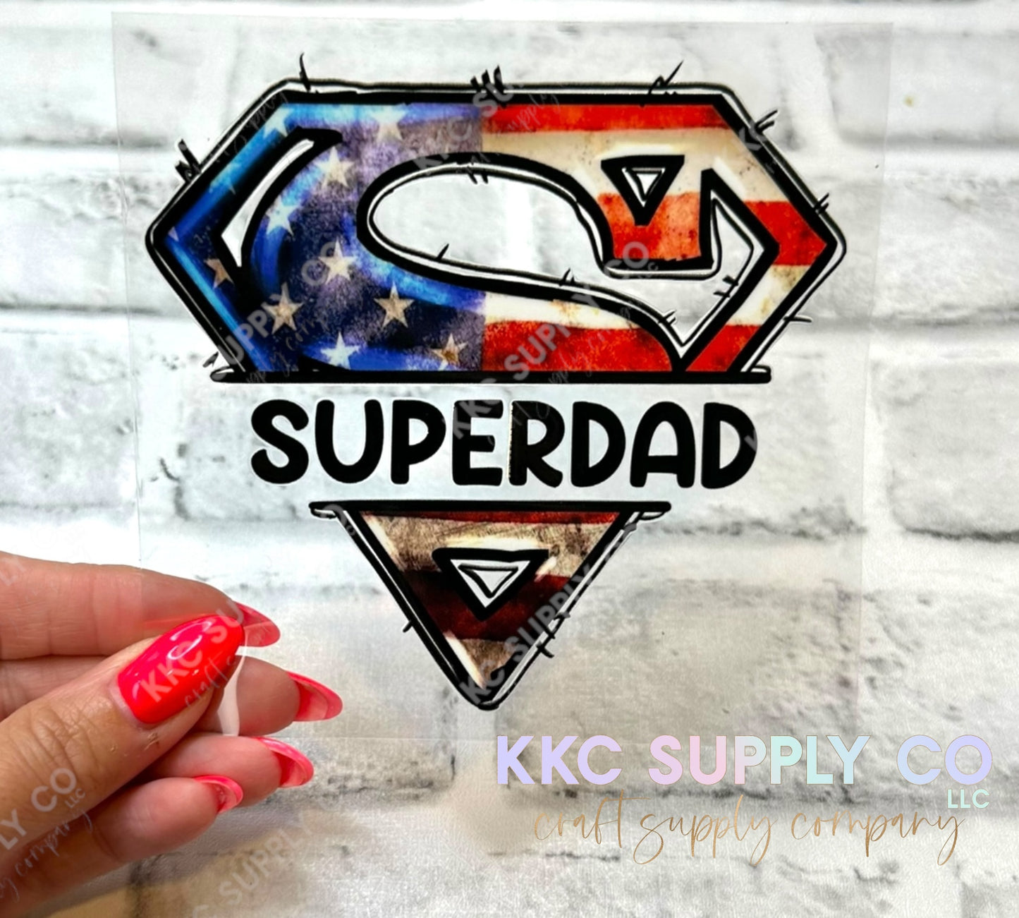 UV16194-Super Dad 16oz UV DTF Decal