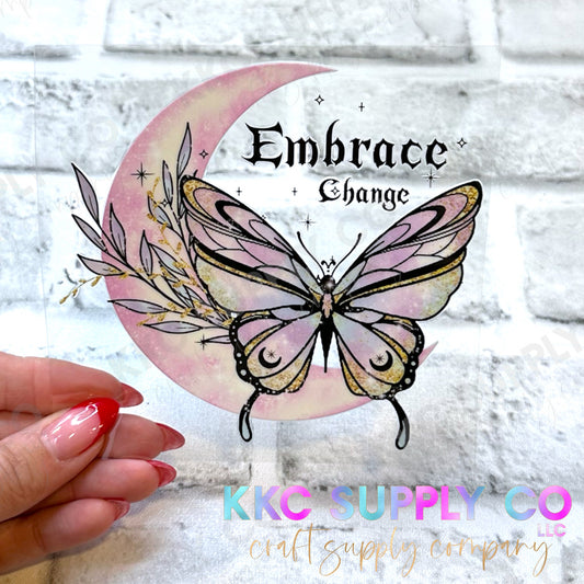 UV16377-Embrace Change 16oz UV DTF Decal