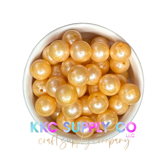 SS04-Opal Gold 15mm Silicone Bead