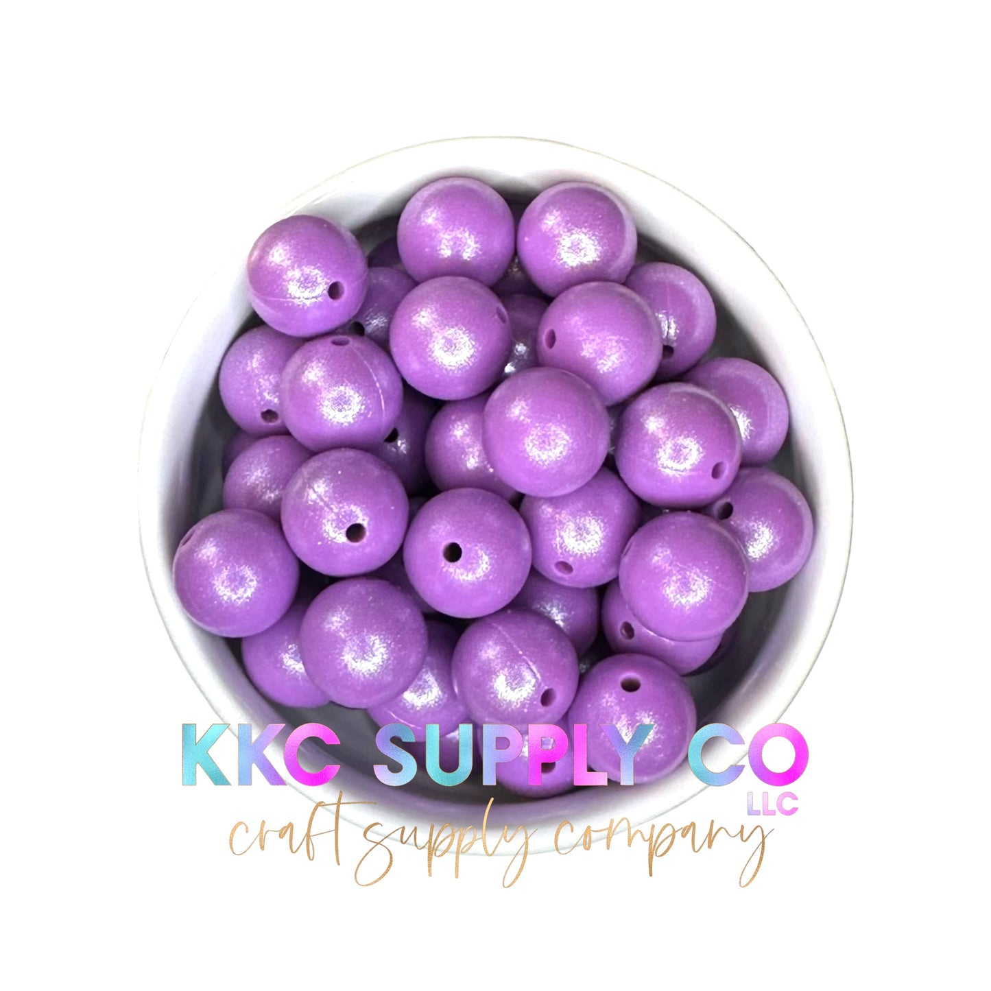 SS38-Opal Purple Solid 15mm Silicone Bead