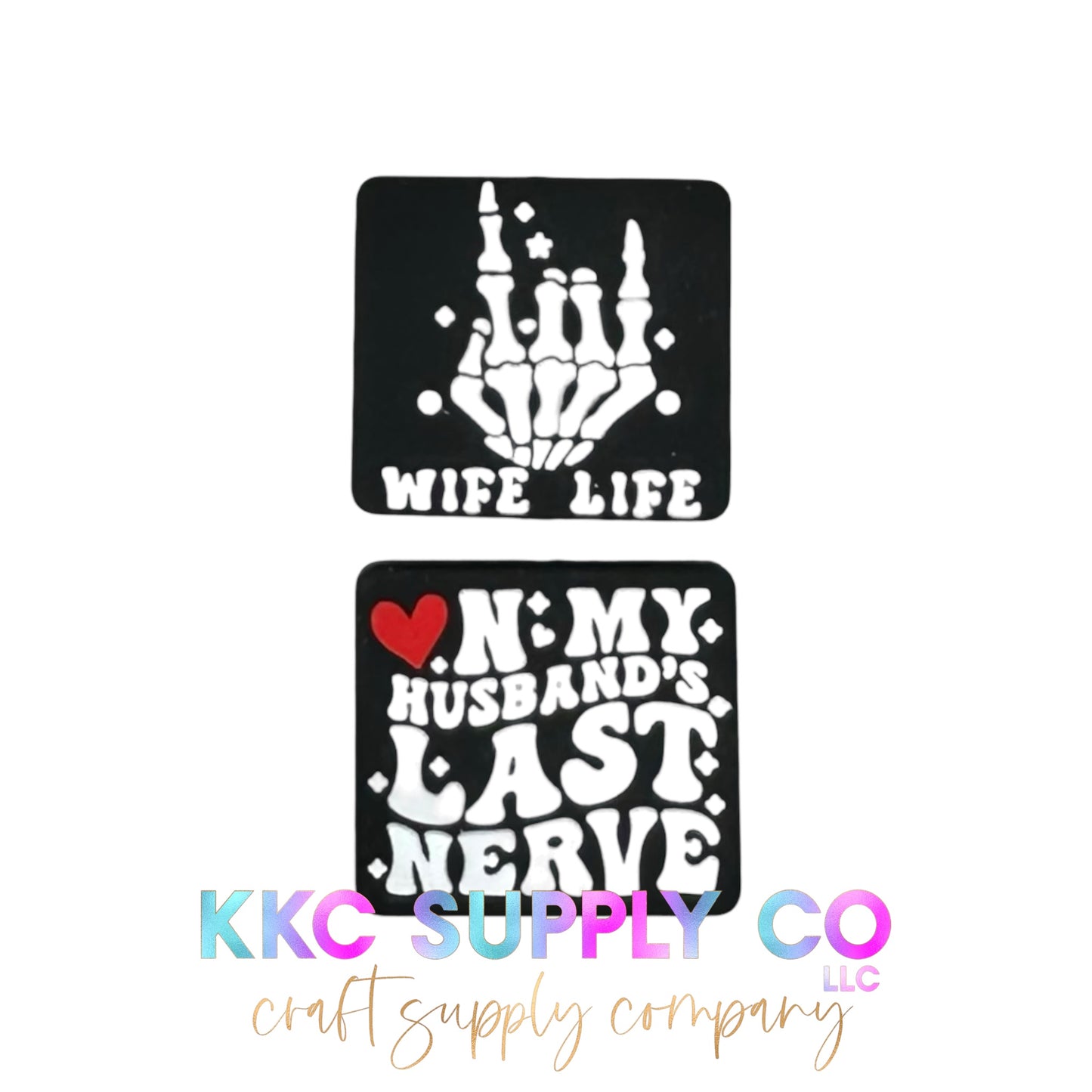 Wife Life Silicone Focal Bead