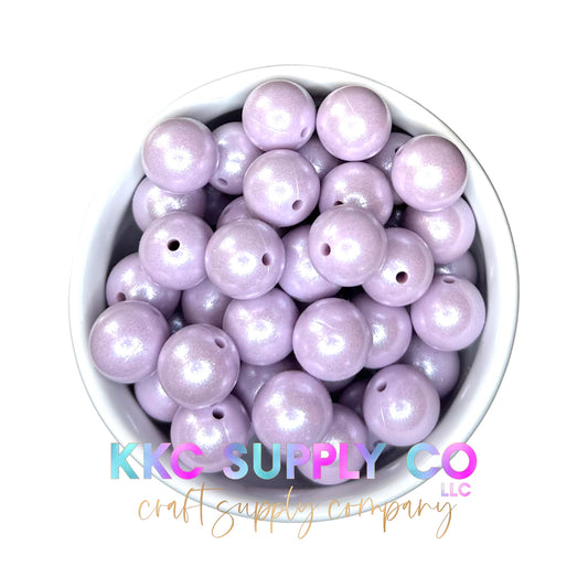 SS31-Opal Frosted Lilac Solid Silicone Bead 15mm