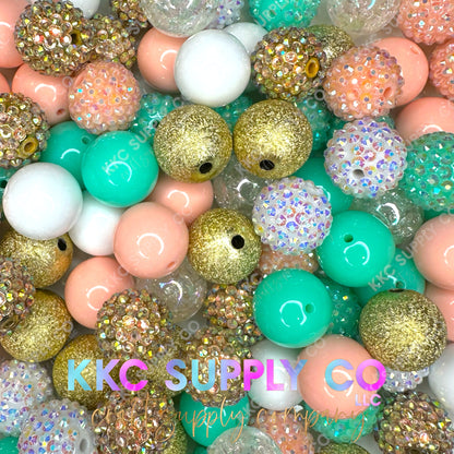 Custom KKCSC Mix "Beachy" Bubblegum Bead Mix 20mm
