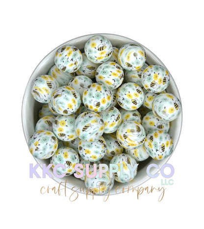 SP92-Bee Silicone Bead 15mm