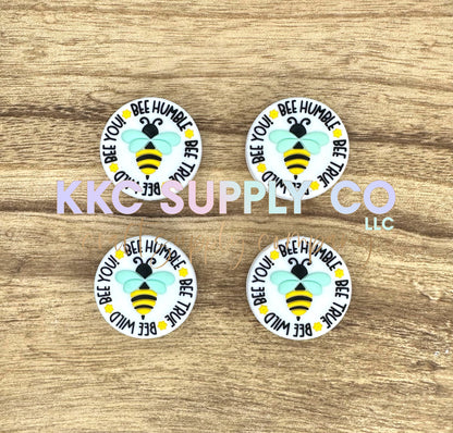 Bee You Silicone Focal Bead