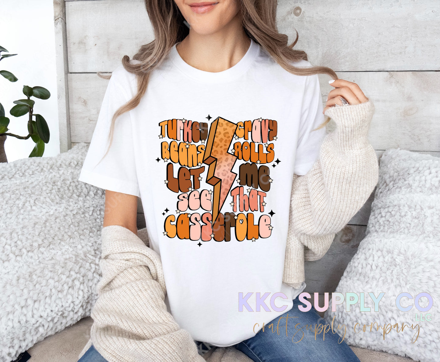 #51-Turkey Gravy Beans And Rolls DTF T-Shirt Transfer