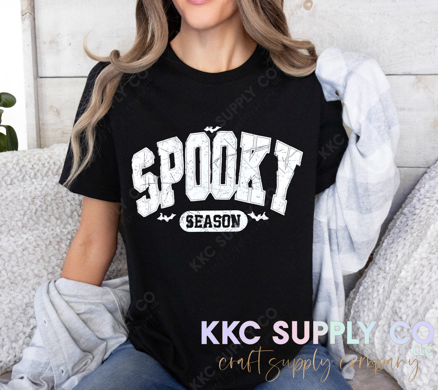 #53-Spooky Season DTF T-Shirt Transfer-White