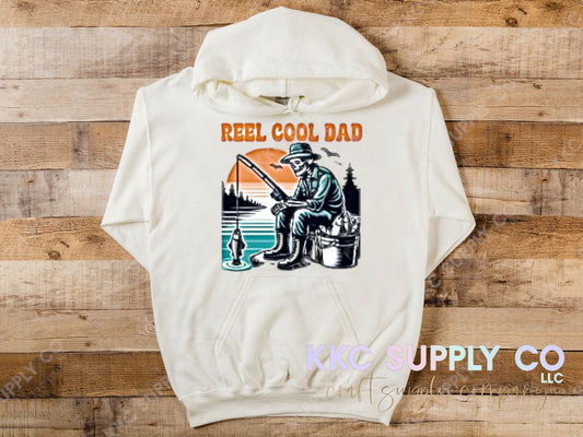 #97-Reel Cool Dad DTF T-Shirt Transfer