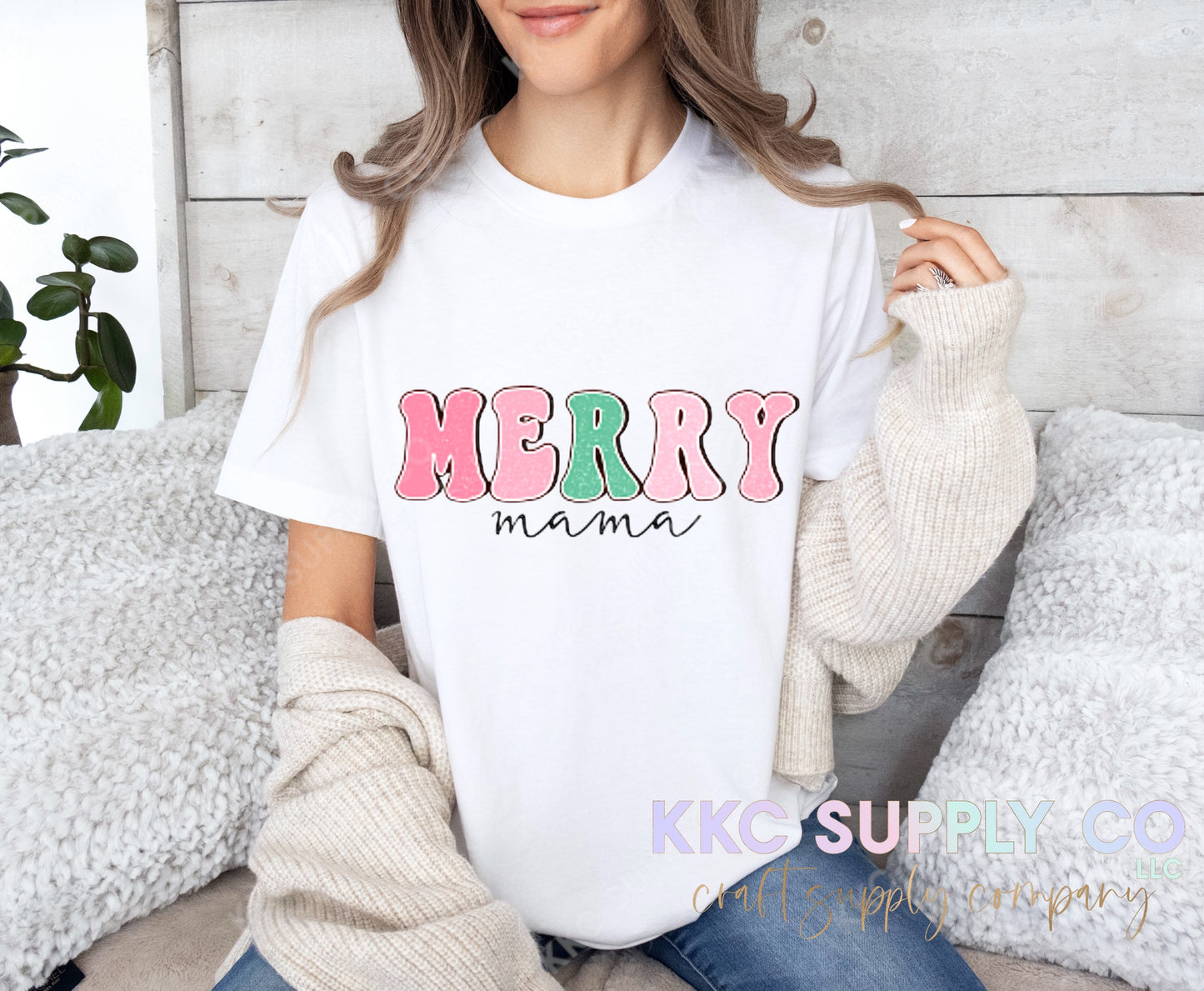 #94-Merry Mama DTF T-Shirt Transfer