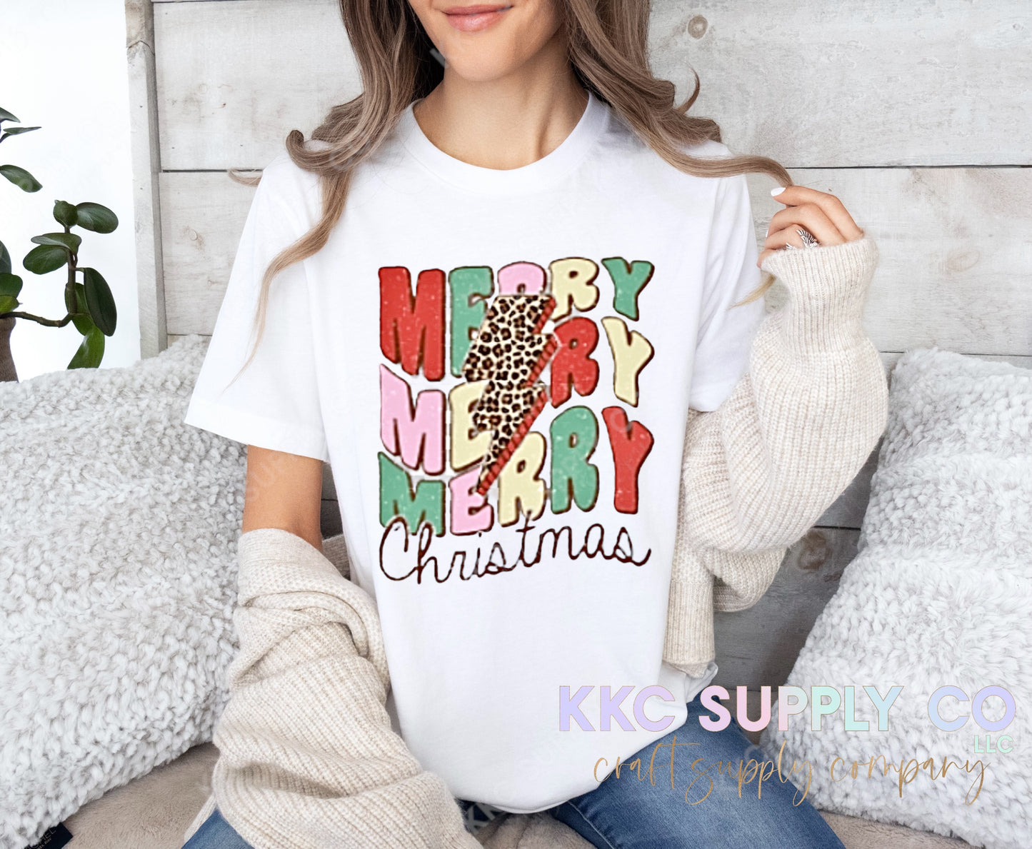 #90-Merry Christmas DTF T-Shirt Transfer